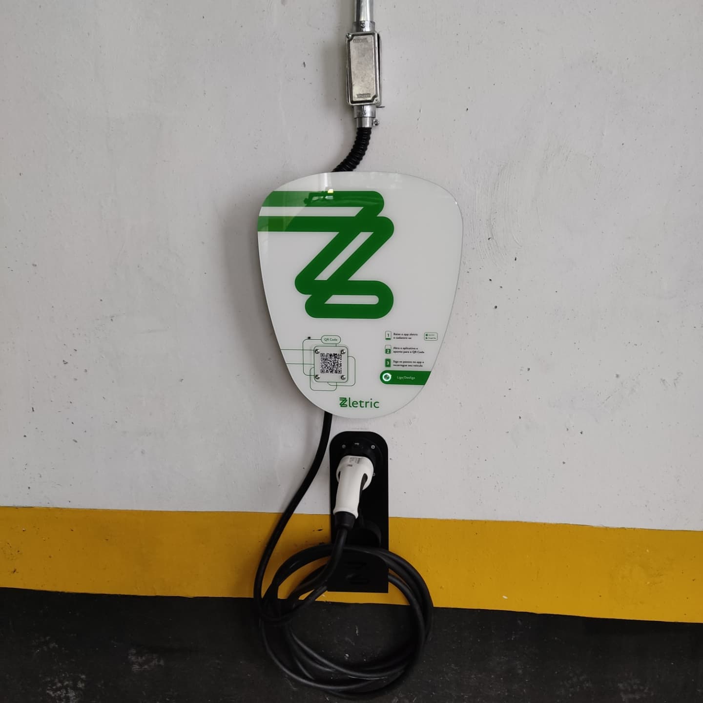 Ponto de recarga de veiculo elétrico