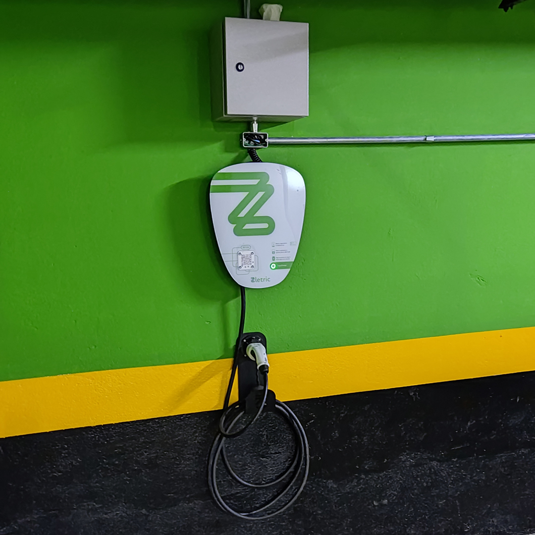 Ponto de recarga de veiculo elétrico