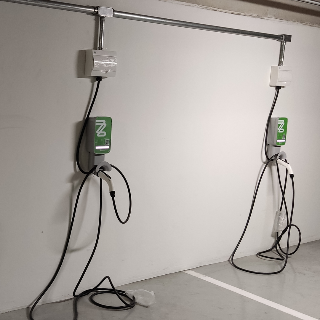 Ponto de recarga de veiculo elétrico